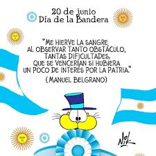 El 20 de junio es el día de la bandera en la república argentina, y que mejor que una lista con frases inspiradoras de su creador, manuel belgrano. Facebook