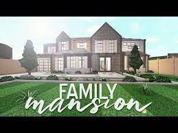Roblox Bloxburg Family Mansion 150k Youtube Bloxburg Mansion Mansions Bloxburg Family Mansion