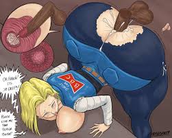 animexxx hentai dragon ball r34 milf big tits porn android 18 anal fucks  she gets big ass pounded with bulma in anal gangbang sex