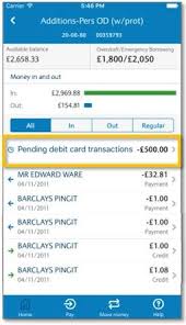If you use online banking, there is no transfer fee. Pending Debit Card Transactions Now Visible In Barclays Online And Mobile Banking
