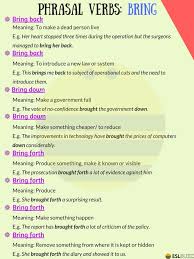 100 Of The Most Useful Phrasal Verbs In English With Meaning Examples Fluent Land English Verbs English Phrases Learn English