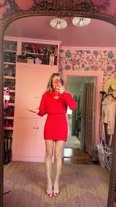 Debra Heart Cutout Mini Sweater … curated