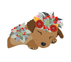 Maybe you would like to learn more about one of these? Drawing Pen Dog Face Macaque Portrait With Beautiful Flowers On The Head Floral Wreath 339813 Vector Art At Vecteezy