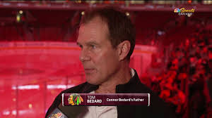 Connor Bedard's dad reacts to his son's NHL start, sudden stardom