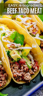 Ground Beef Tacos Beef Dinner Tacos Beef Meat Restaurant