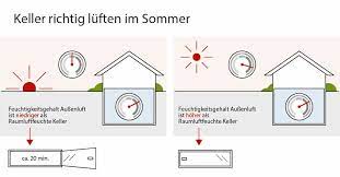 Ich hatte das gleiche feuchtigkeitsproblem! Optimale Luftfeuchtigkeit Im Keller