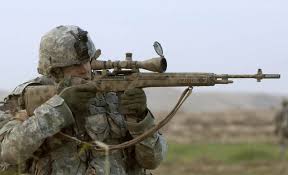 It was the standard issue u.s. Springfield M14 Weaponsystems Net