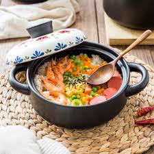 The artistic value of a cooking vessel that doubles as a beautiful serving dish, say, or the cultural connection to truly ancient cooking traditions. Mdzf Sweethome Ceramic Soup Stew Pot With Lid Casserole Clay Pot Cookware Stone Pot Casseroles Aliexpress