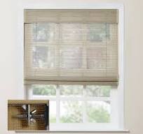 TWOPAGES Bamboo Roman Shades for Indoor Windows No Drill Blinds Natural  Woven Custom Shades Cordless,P Series Rae Collection
