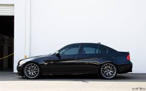 Jet Black Bmw E90 335i Looks Clean With Aftermarket Wheels Bmw Cars Bmw Bmw E46 Sedan