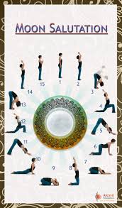 Moon Salutation 16th October Full Moon Moon Fullmoon Salutation Yogaasana Postures Asana Hathayoga Moon Salutation Yoga Moon Salutation Yoga Asanas