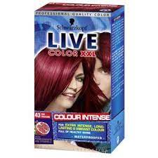 Live Intense Hair Color Red Passion 43 Schwarzkopf Live Colour Live Colour Xxl Live Hair Colour