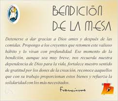 Bendicion De La Mesa Diario Para El Ano De La Misericordia Tarjetas De Bendiciones Frases Religiosas Oracion Para Los Alimentos