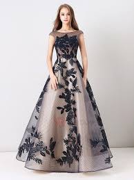 Valentine S Day Sale Adorewe Tidebuy Tidebuy A Line Appliques Lace Beteau Long Evening In 2020 Evening Dresses Long Evening Dresses With Sleeves Fashion Dresses