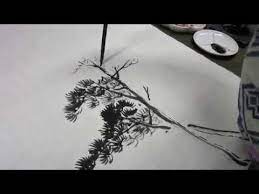 mvi 0006山水國畫教學 王太田老師國館班現場示範畫作 chinese painting ink painting art videos tutorials