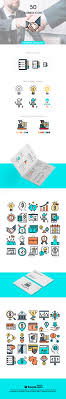 Download Free Line Flat Business Icon Set 50 Icons Png Svg Omahpsd