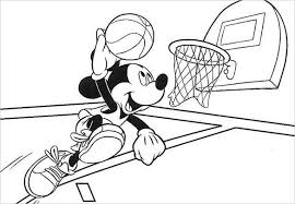 Amongst numerous benefits, it will teach your little athlete to focus, to develop motor skills, and to help recognize colors. 19 Basketball Coloring Pages Pdf Jpeg Png Mickey Mouse Coloring Pages Coloring Pages Disney Coloring Pages