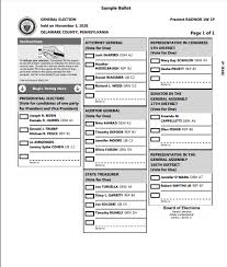 General Election Day In Radnor Twp Who S On Your Ballot Radnor Pa Patch