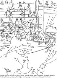Seuratcirquemedium Happy Family Art Famous Art Coloring Famous Artwork Seurat