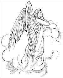 Print out these christmas angel coloring pages for a quick and easy activity for your own little angel. Christmas Angel Coloring Pages Homepage Printable Print Out For Adults Gabriel Visits Mary Page Fashion Baby Colouring Preschool Books Oguchionyewu