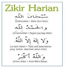 Sesiapa yang melazimkan dan tidak meninggalkan zikir ini insyallah allah. Zikir Harian Amalan Dan Bacaan Encikshino Com
