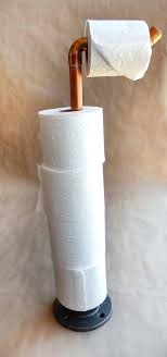Support De Papier Toilette Porte Papier Wc Cuivre Fabriques Etsy Accessoires Salle De Bain Toilettes Porte Papier Wc