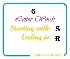 Leaning to alphabetize a list of words is one of the first skills students learn in primary grades. Six Letter Words Starting With S And Ending In R Letterword Com