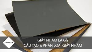 Giấy nhám là gì? Cấu tạo & Phân loại giấy nhám