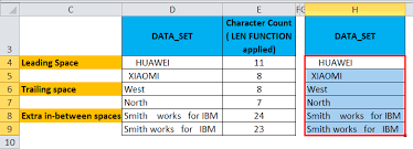 To remove characters from the right of a cell, we can use the left function to return a certain number of characters from the left and the len function to count how many. Remove Spaces In Excel Examples How To Remove Spaces