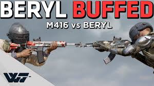 In this game of pubg i decided to give the m16a4 a go. Beryl Buffed Is It Better Than The M416 Pubg Youtube