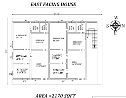 54 X40 The Perfect 2bhk Dual East Facing House Plan As Per Vastu Shastra House Plans Courtyard House Plans How To Plan