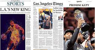 All the news about the nba. Yahoo Sports Nba On Twitter How Did Cleveland And Los Angeles Newspapers Treat The Lebron News Https T Co Zobhwhggez