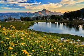 Big sky is situated perfectly between yellowstone national park and bozeman, mont., the latter being a major hub for yellowstone travelers to fly in and out of. Summer Sunset From Beehive Basin Near Big Sky Montana Big Sky Montana Summer Big Sky Montana Montana Vacation