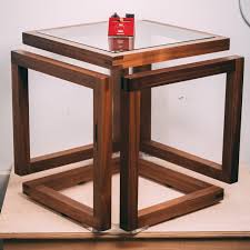 This mirrored cube end table is a simple squared design with a mirrored body. Infinity Cube Table Everything Metal And Wood