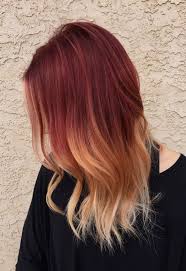 haaaiiiir ombre hair blonde red ombre hair stylish hair colors