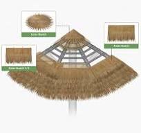 Popular Natural Looking Synthetic Thatch Roof Lapa Plastic ...