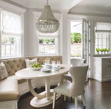 Breakfast Nook Ideas Oval Tablr Banquette Dining Nook Home Dining Table Decor