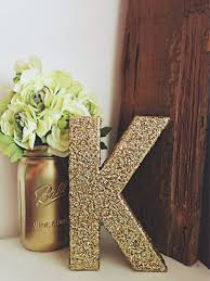 Gold Glitter Letter Gold Glitter Number Wedding Table Letters Stand Alone Giant Letter Wedding Decor Birthday Dec Glitter Letters Cubicle Decor Decor