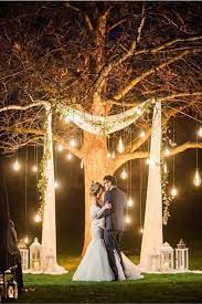 Explore These Beautiful Outdoor Wedding Venues Video Night Wedding Ceremony Backyard Wedding Ceremony Outdoor Wedding Decorations