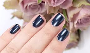 Ein nagellack in einem wolkigen mittleren grauton mit lavendelfarbigen nuancen. Nyx Navy Stars Dunkelblauer Schimmer In Glanzend Matt Frischlackiert De Mein Nagellack Blog