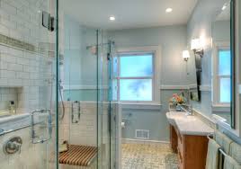 This elder friendly bathroom design is all about floral elegance this senior citizen bathroom design will keep your old folk calm with this pleasant tone of blue. Designing Safe And Accessible Bathrooms For Seniors Luxury Home Remodeling Sebring Design Build