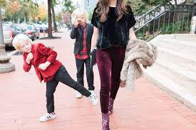 Wear velvet during autumn or winter. Wear Velvet With More Velvet It Works The Mom Edit