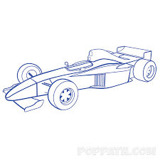 It took me about 4 hours to draw. F1 Car Drawing