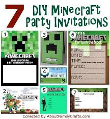 Alexa's party was three hours long and she wanted lots of things to do, so we went searching on the internet for fun ideas. Minecraft Birthday Card Template Printable Cards Design Templates