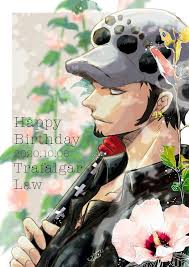Happy Birt One Piece Comic One Piece Anime Trafalgar Law
