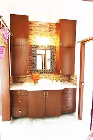 Living And Dining Area Wash Basin Area Cabinets Wooden Mirror Washbasin Design Remodel Bedroom Bar Room Design