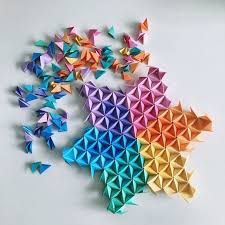 Folded with 8 rectangular sheets of paper, without glue. 280 Origami Ideas In 2021 Origami Origami Paper Origami Art