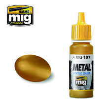 This metal acts as a perfect material for vent covers, window handles and locks, door knobs, candlesticks, and knick knacks. Brass Ammo Of Mig Jimenez Acrylic Colors