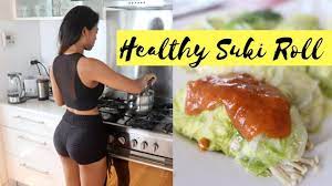 Healthy Thai Suki Recipe Chicken Suki Roll Thai Food Youtube Chicken Recipes Recipes Thai Recipes