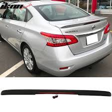 Warning, be careful opening box with box cutter. Ikon Motorsports Compatible With 13 19 Nissan Sentra Factory Style Flash Mount Matte Black Rear Trunk Spoiler Wing 2013 2014 2015 2016 2017 2018 2019 Walmart Com Walmart Com